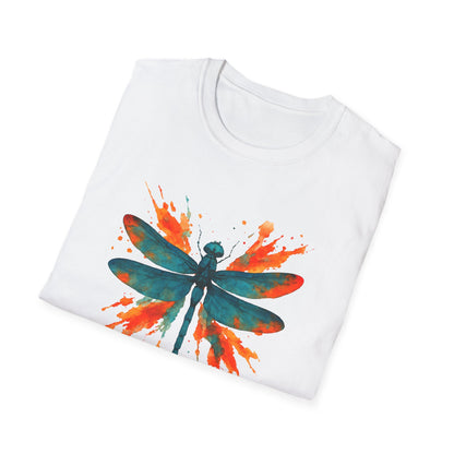 Dragonfly Red Splash T-shirt