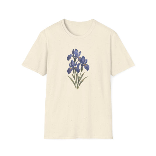 Blue Iris Portrait T-shirt