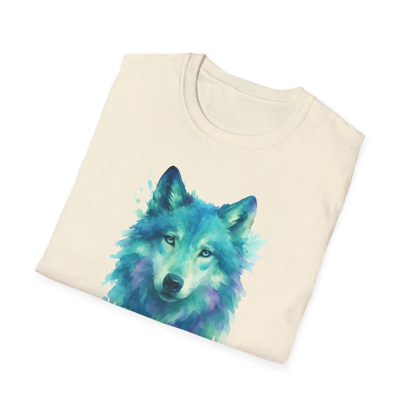 Watercolor Wolf Portrait