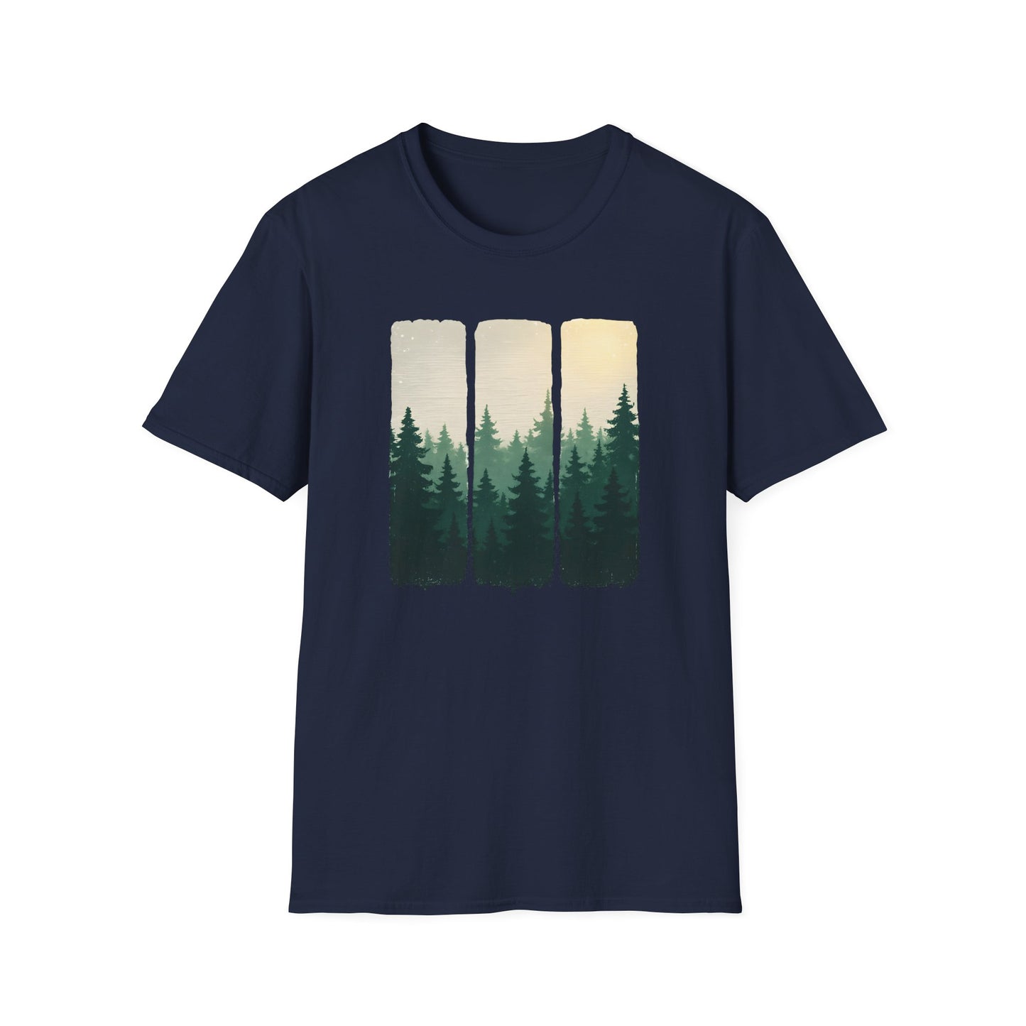 Sunlit Forest Brushstrokes