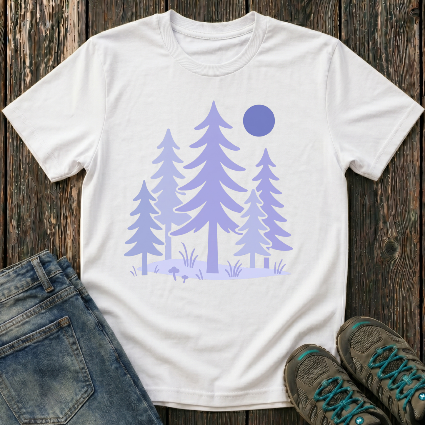 Children’s Serene Purple Forest T-shirt