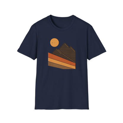 Geometric And Topographic Landscape T-shirt