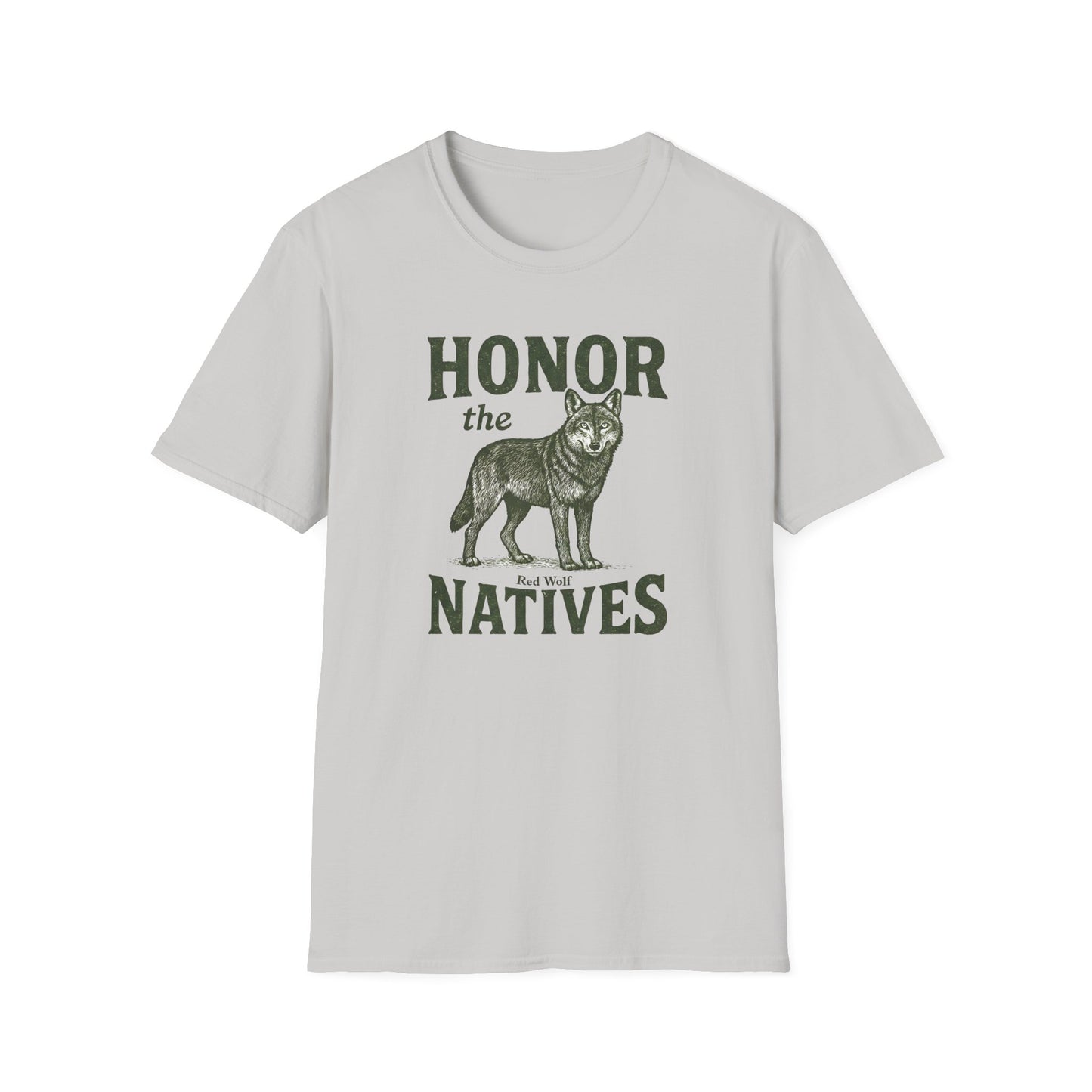Honor The Natives Red Wolf