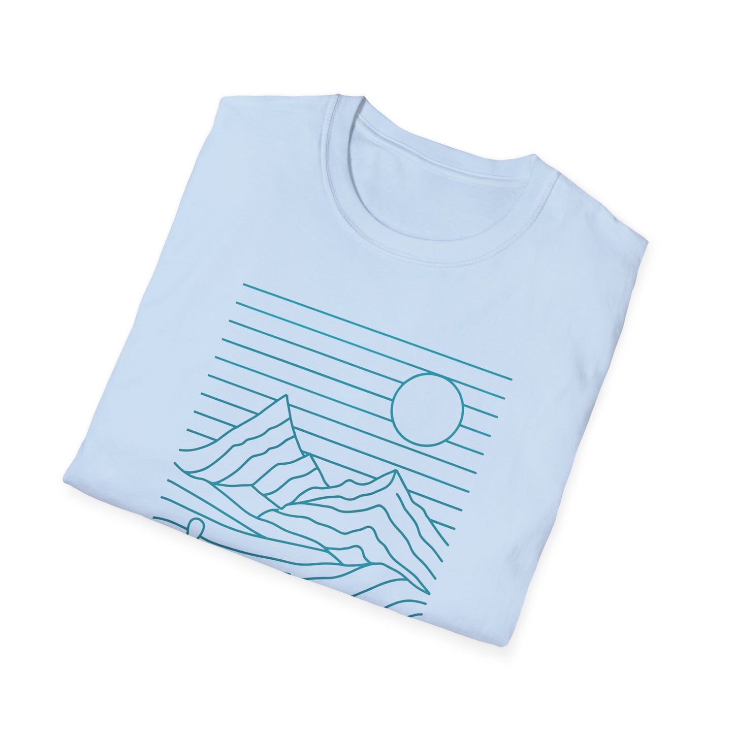 Notepad Line Landscape T-shirt