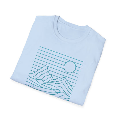 Notepad Line Landscape T-shirt