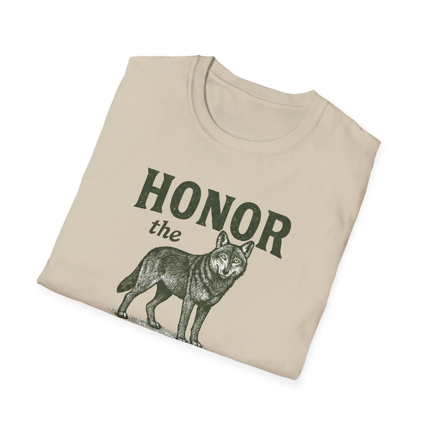 Honor The Natives Red Wolf
