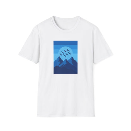 Blue Mountain Flight Silhouette T-shirt