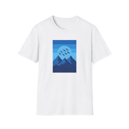 Blue Mountain Flight Silhouette T-shirt