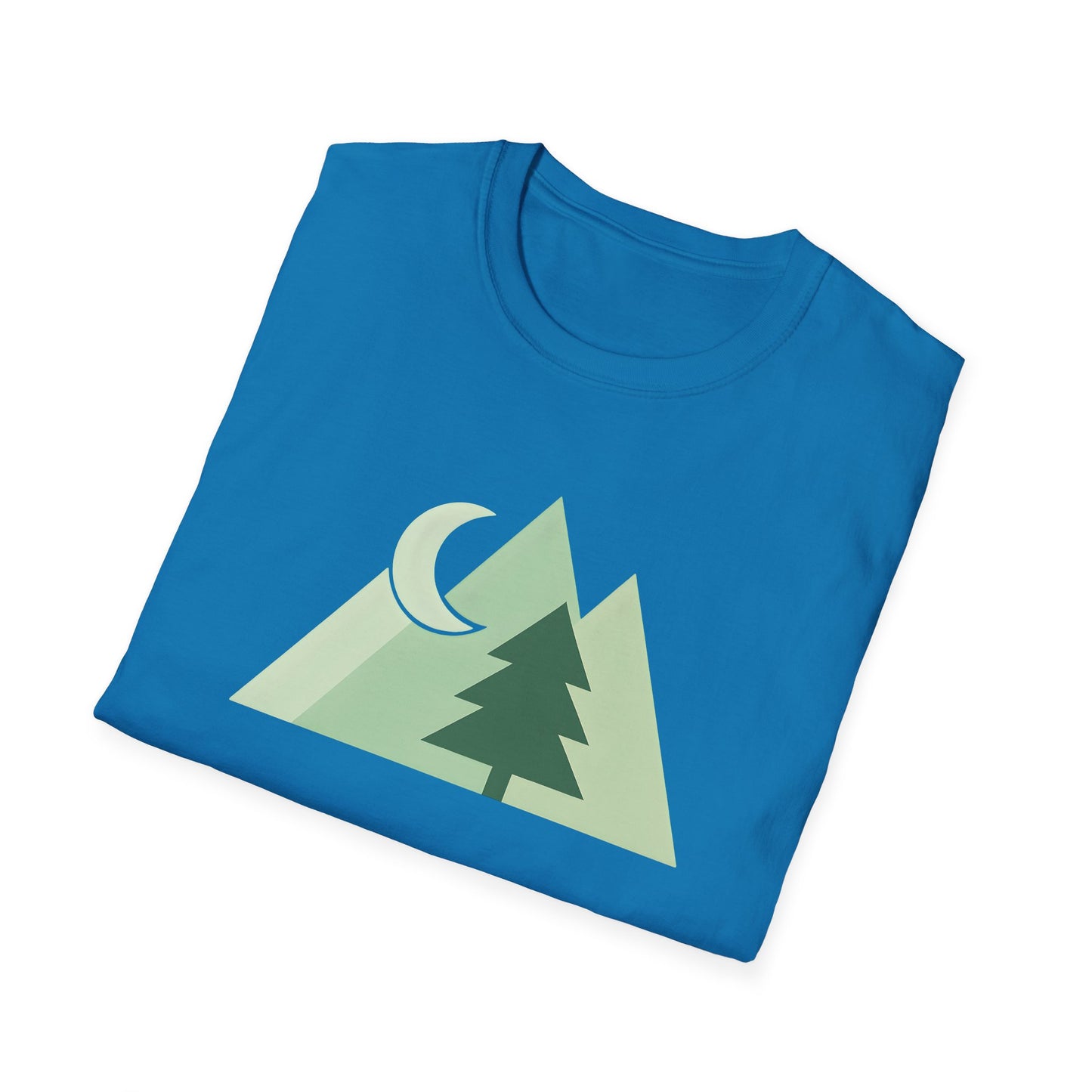 Greenscale Geometrical Mountains T-shirt
