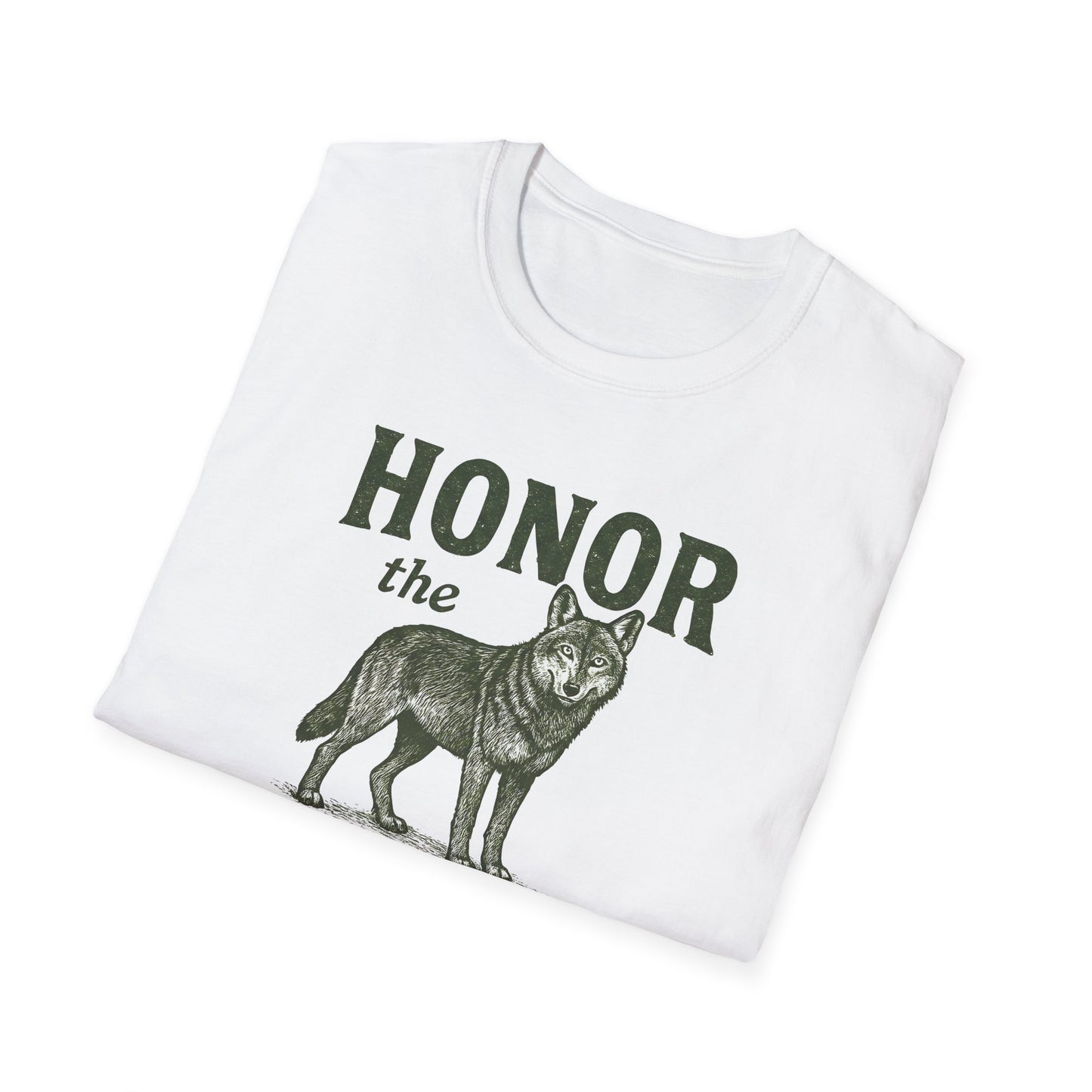 Honor The Natives Red Wolf