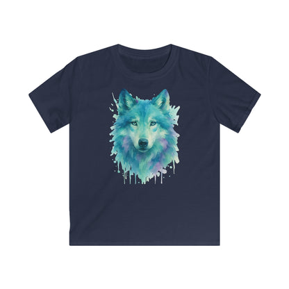 Children's Watercolor Wolf T-shirt