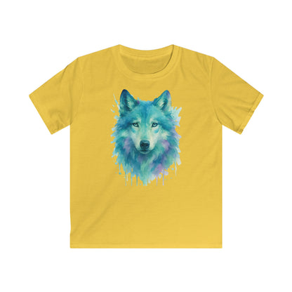 Children's Watercolor Wolf T-shirt