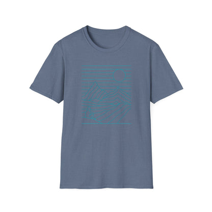 Notepad Line Landscape T-shirt