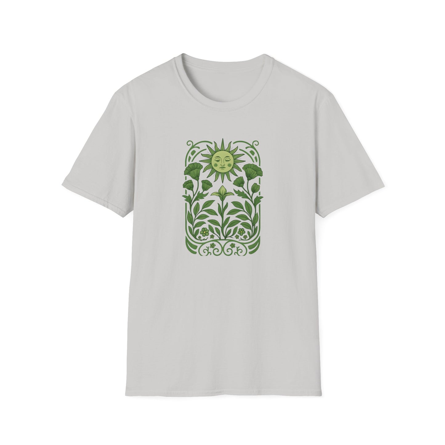 Serene Green Sunflower T-shirt