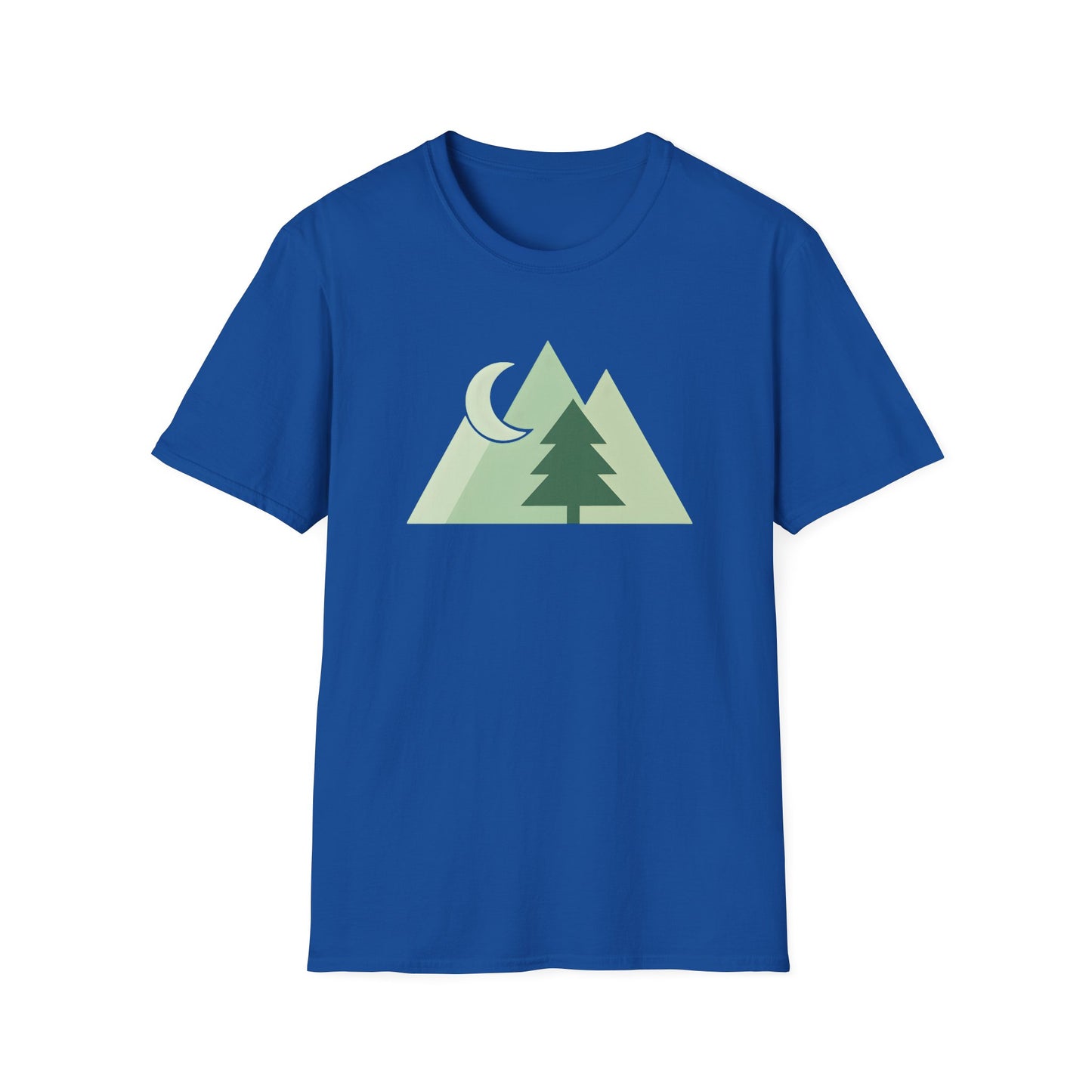 Greenscale Geometrical Mountains T-shirt