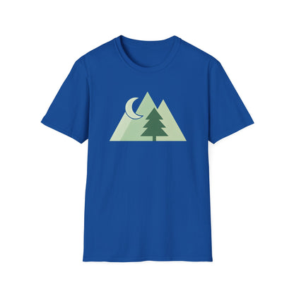 Greenscale Geometrical Mountains T-shirt
