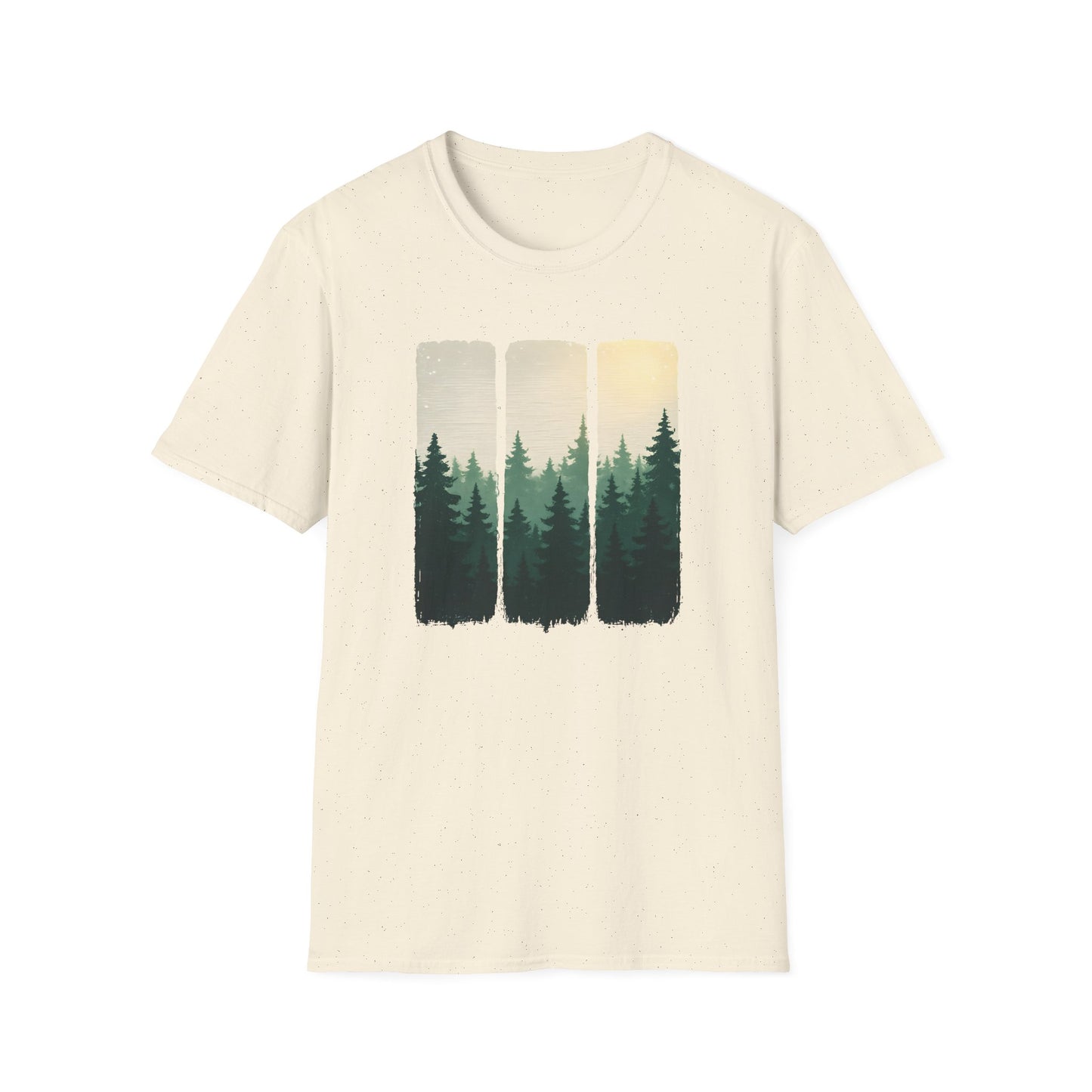Sunlit Forest Brushstrokes