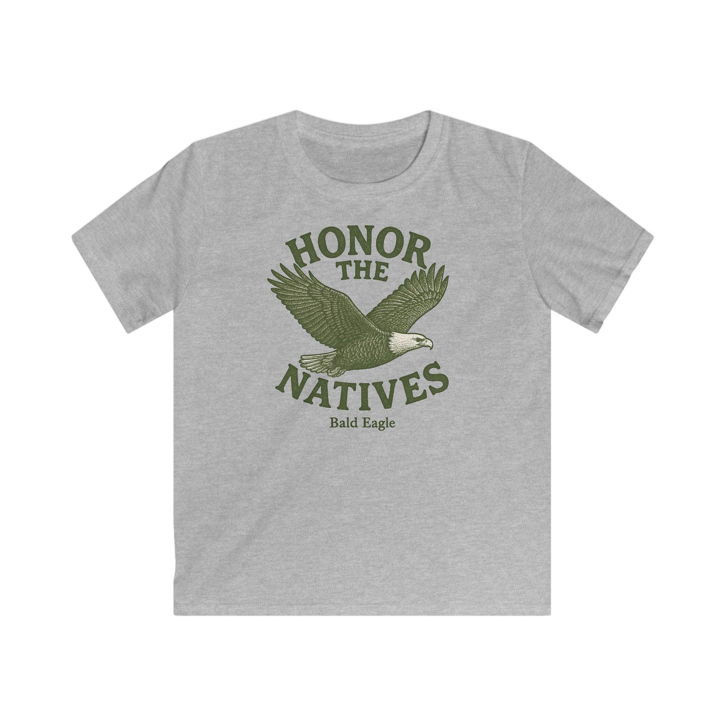 Children's Honor The Natives Mighty Bald Eagle T-shirt
