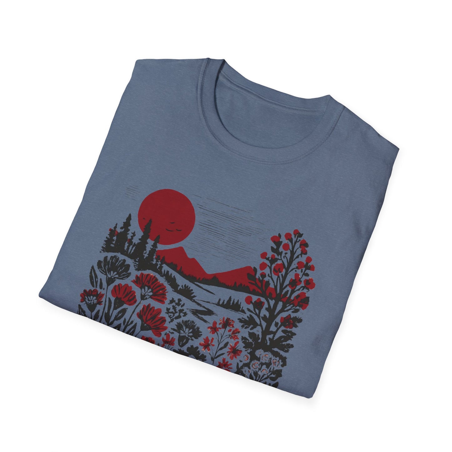 Burgundy Sunset Flora T-shirt