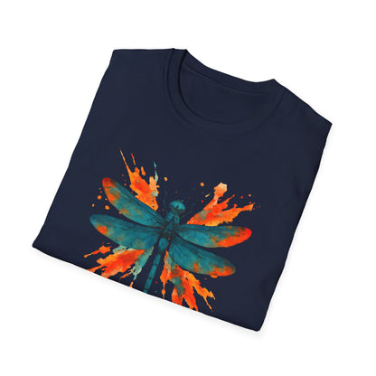 Dragonfly Red Splash T-shirt