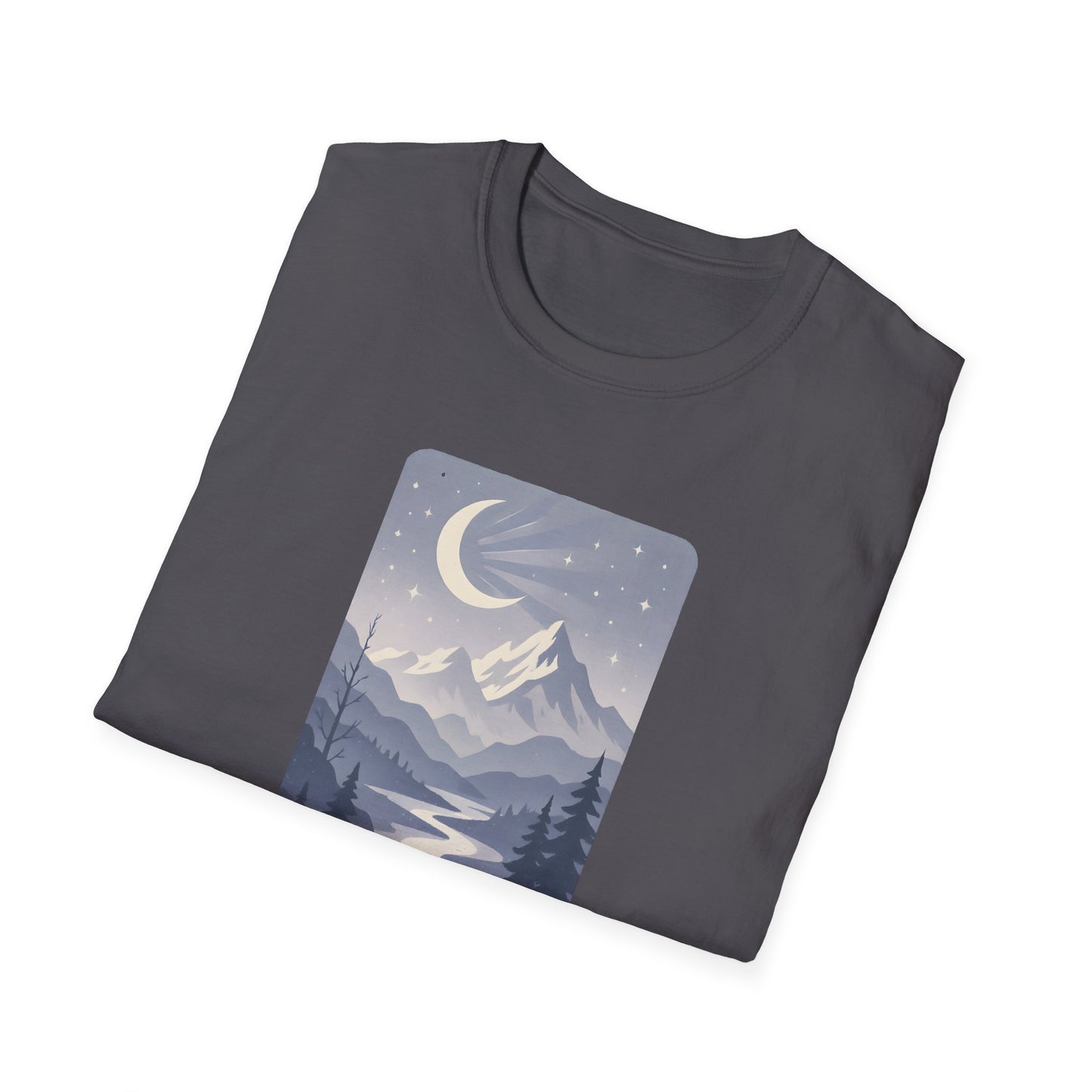 Moonlit Mountain Valley T-shirt