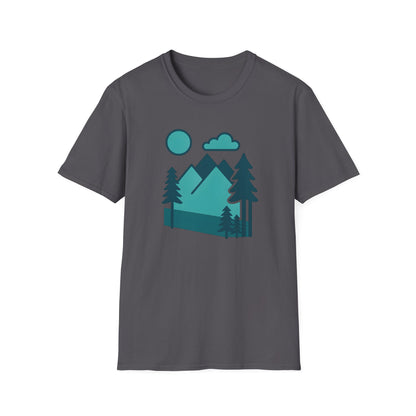 Minimalist Mountain Landscape T-shirt