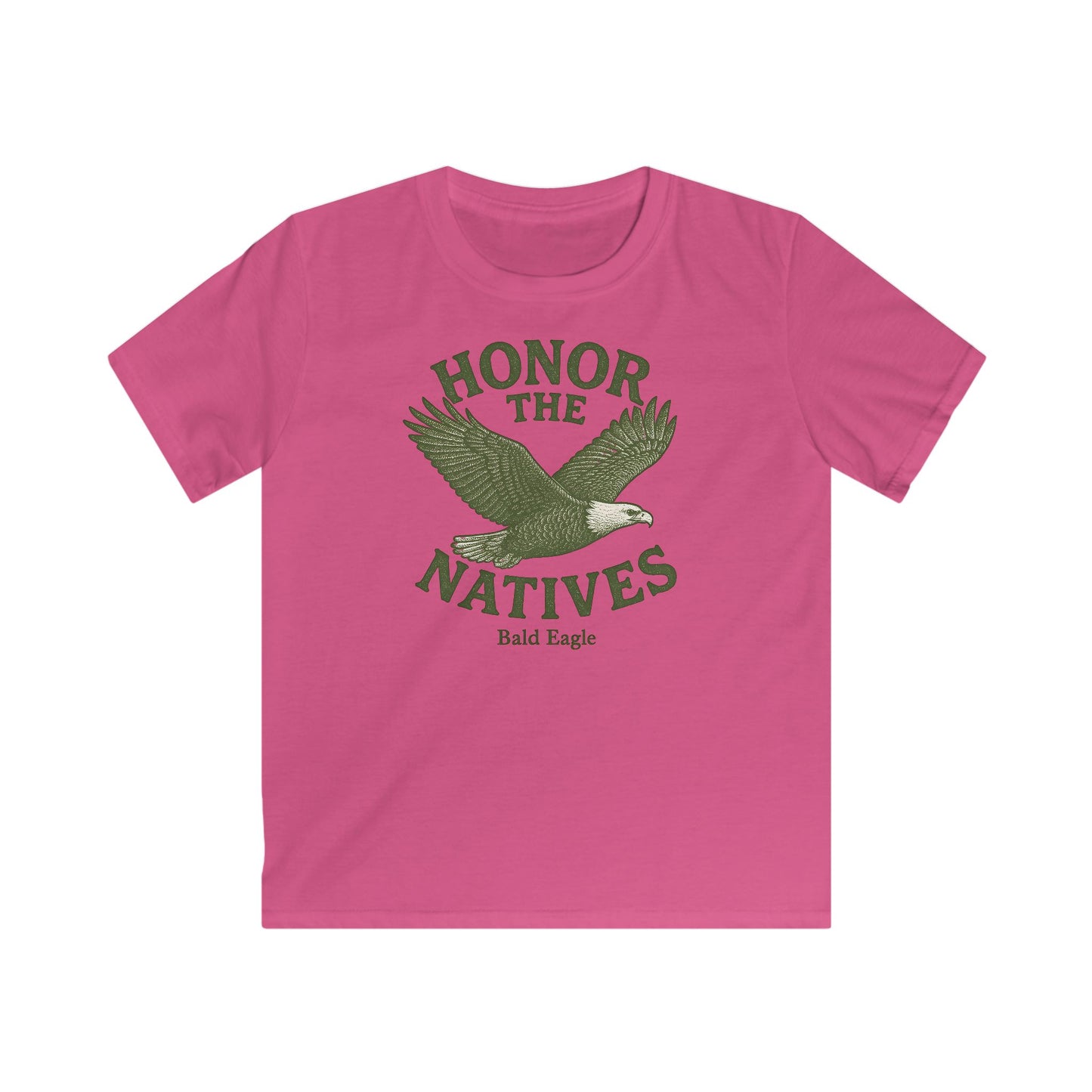 Children's Honor The Natives Mighty Bald Eagle T-shirt
