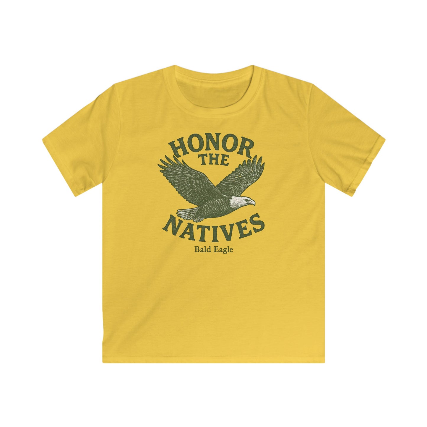 Children's Honor The Natives Mighty Bald Eagle T-shirt