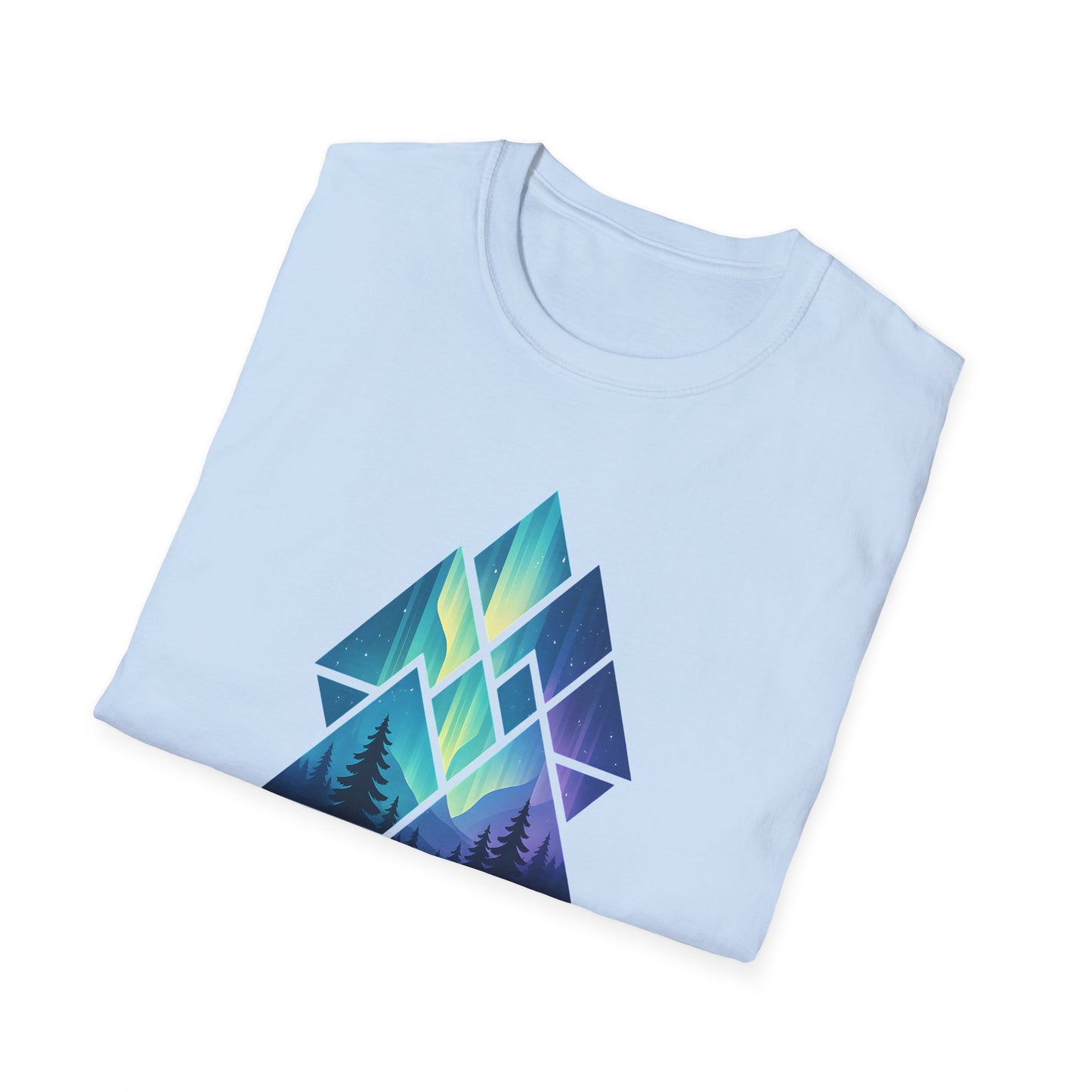 Geometric Diamond Aurora T-shirt