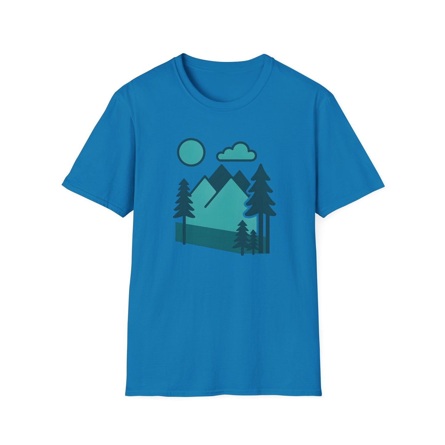 Minimalist Mountain Landscape T-shirt