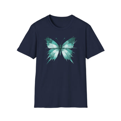 Butterfly Teal Watercolor