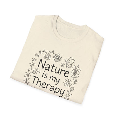 Nature Is My Therapy Minimalist T-shirt
