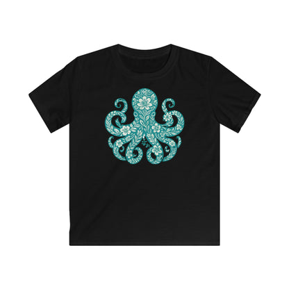 Children's Flowery Octopus T-shirt