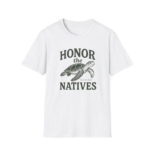 Honor The Natives Green Sea Turtle T-shirt