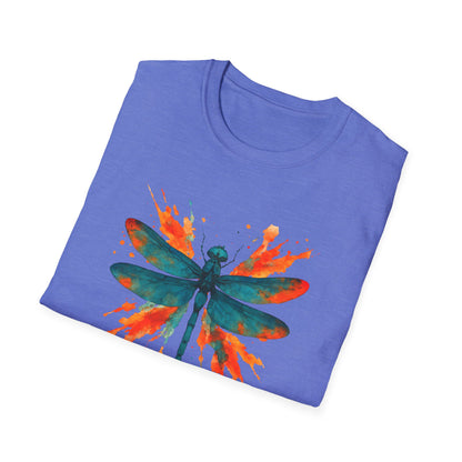 Dragonfly Red Splash T-shirt