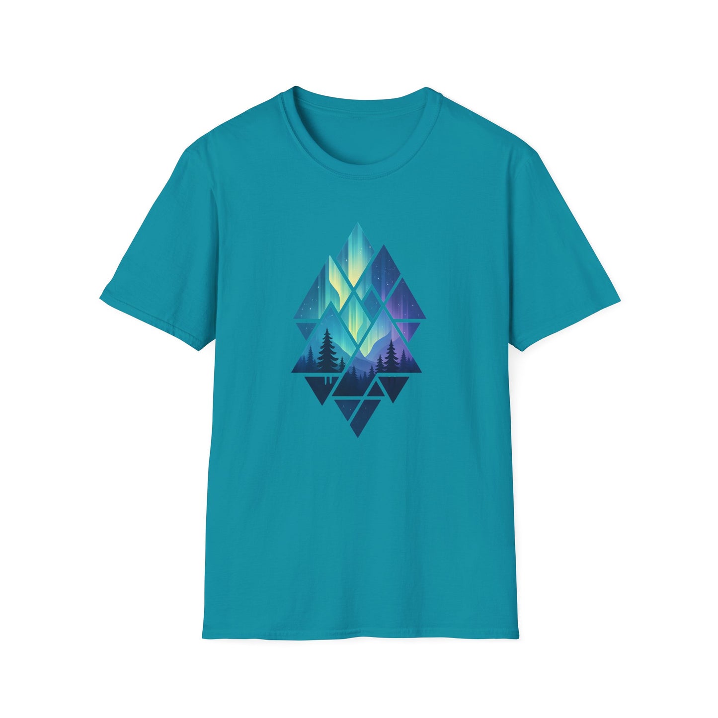 Geometric Diamond Aurora T-shirt
