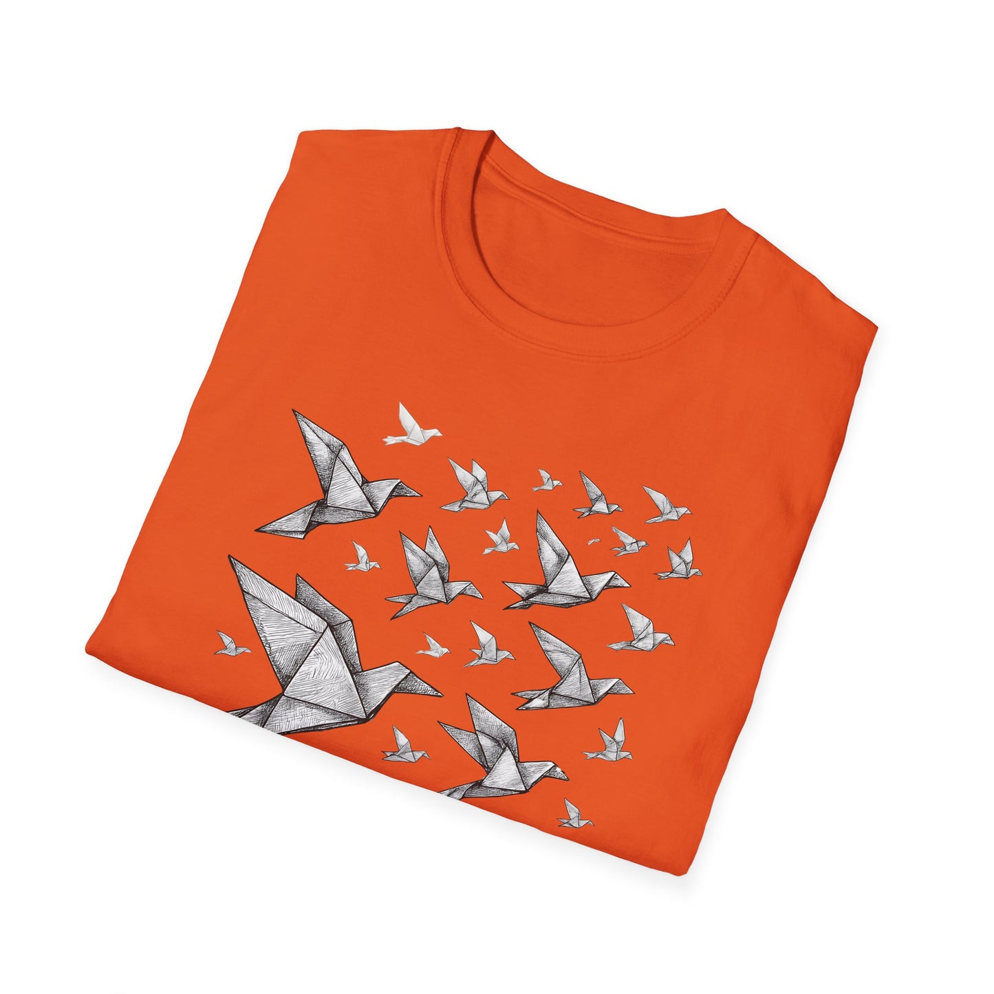 Origami Birds In Flight