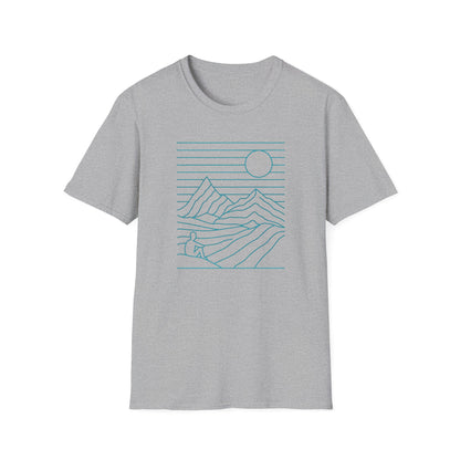 Notepad Line Landscape T-shirt