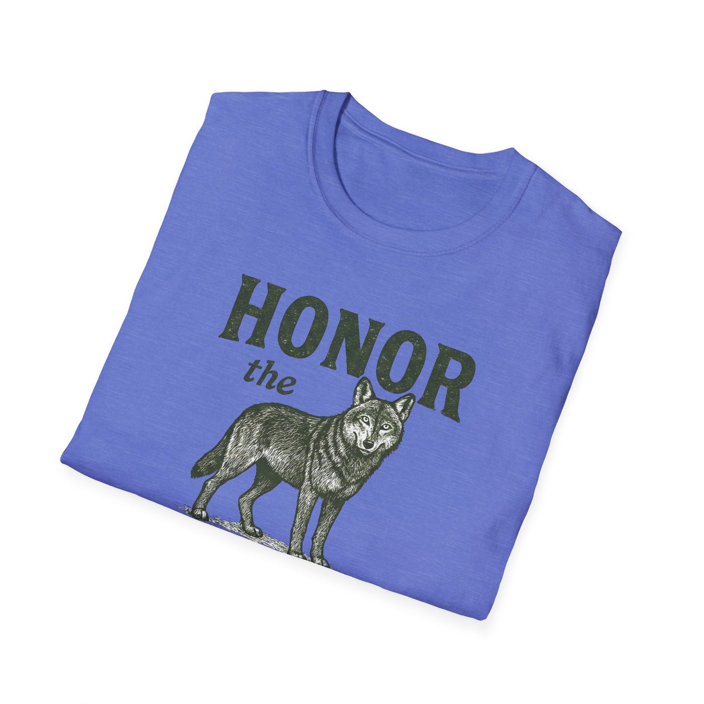 Honor The Natives Red Wolf