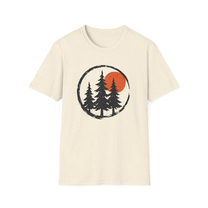 Sunset Pines Ink Stamp T-shirt