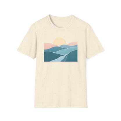Sunset Over Rolling Hills T-shirt