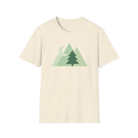 Greenscale Geometric Mountains T-shirt