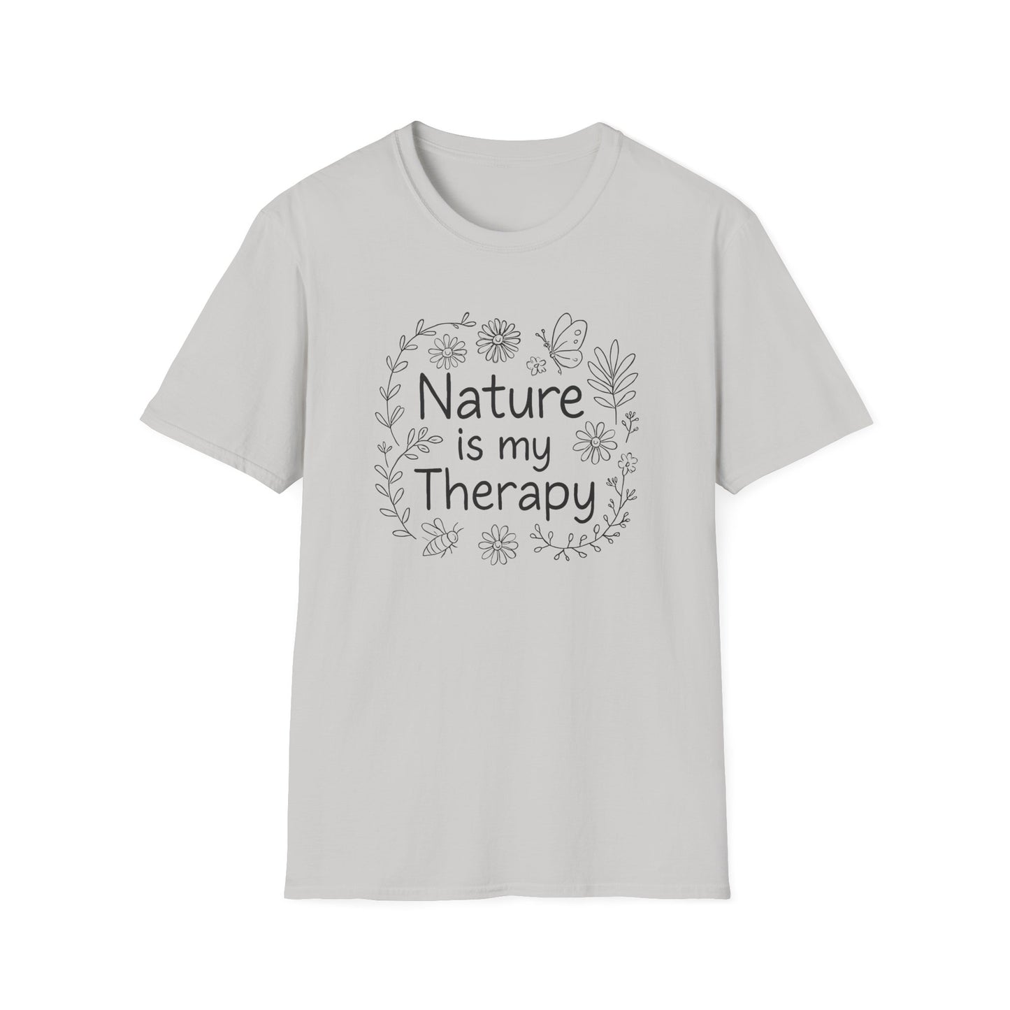 Nature Is My Therapy Minimalist T-shirt
