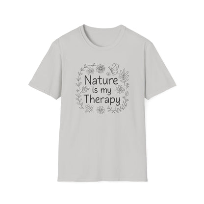 Nature Is My Therapy Minimalist T-shirt