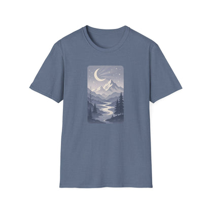 Moonlit Mountain Valley T-shirt