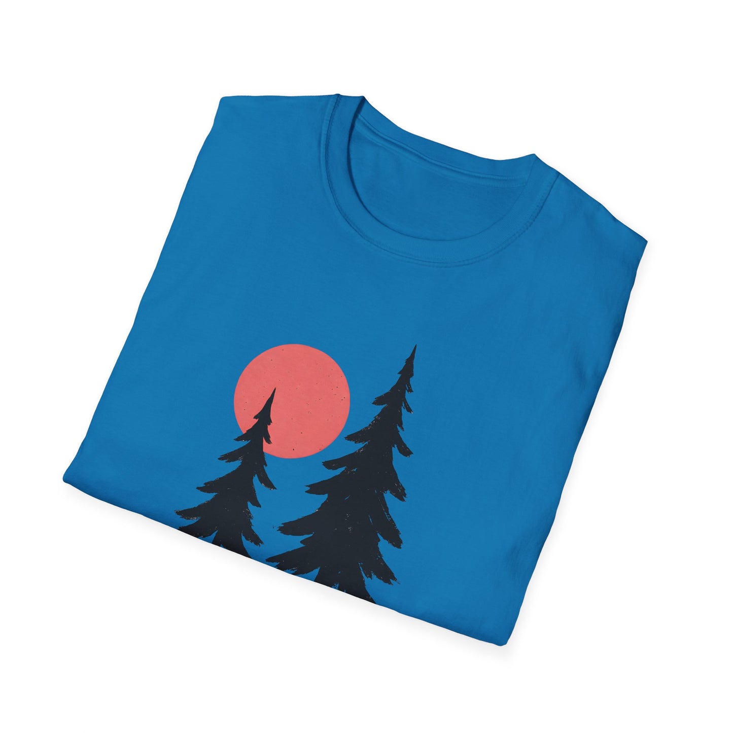 Serene Pines Under Sunset T-shirt