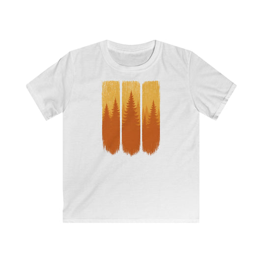 Children's Forest Sunset Brushstrokes T-shirt