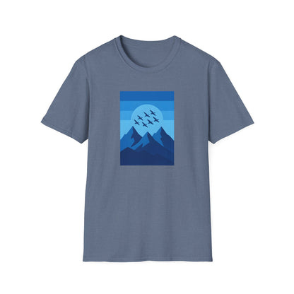 Blue Mountain Flight Silhouette T-shirt