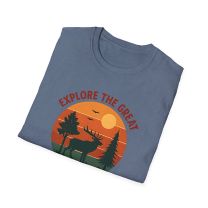 Retro Explore the Great Outdoors T-shirt