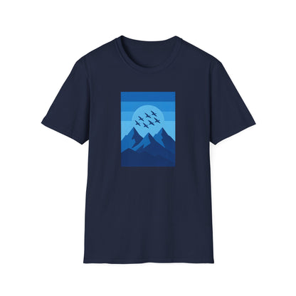 Blue Mountain Flight Silhouette T-shirt